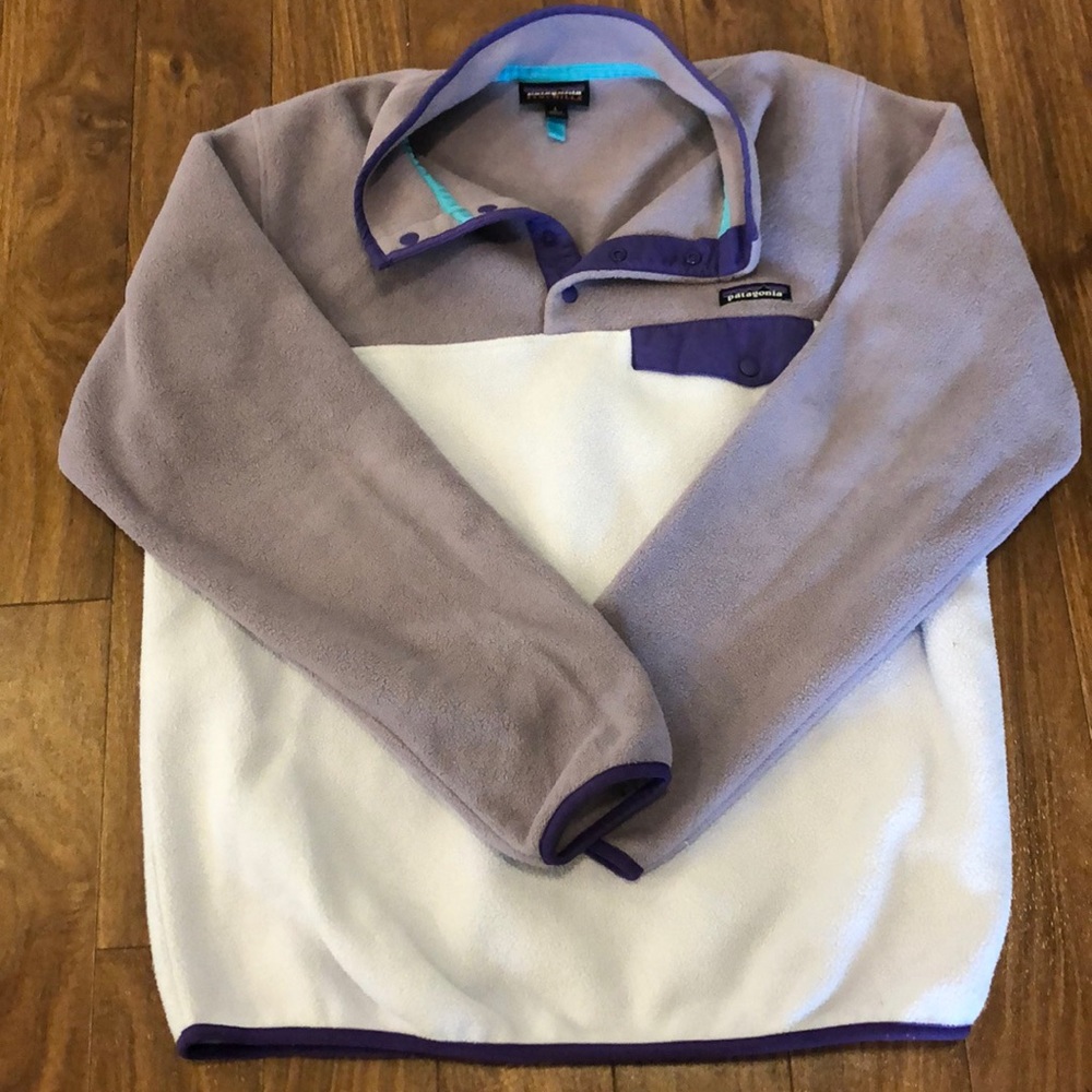 Purple and Lilac Patagonia fleece